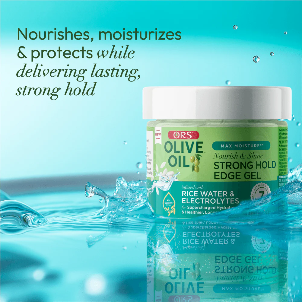Olive Oil Max Moisture Strong Hold Edge Gel (4.0 oz) - Image 5